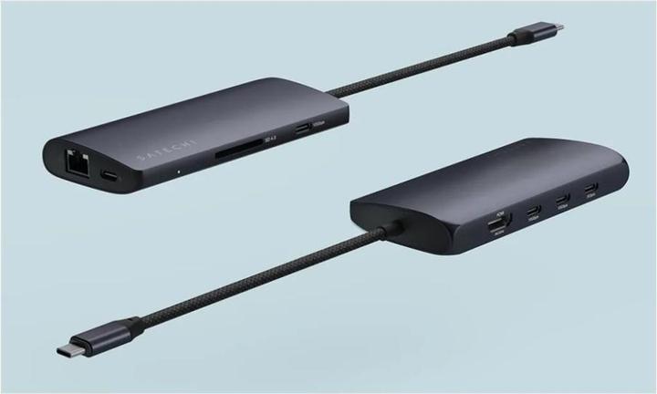 Immagine prodotto Satechi USB- C Multiport 8k con Ethernet (USB-C, 8 porte)