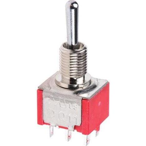 Velleman Vertical Toggle Switch 3-Way Spdt On-On-On, Taster + Schalter