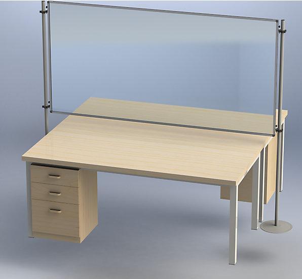 Image du produit eurokraft basic Cloison de séparation (120 x 180 cm)