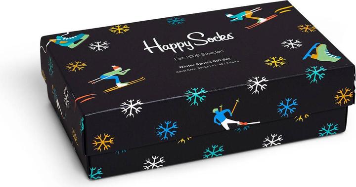 Immagine prodotto Happy Socks Scatola regalo per sport invernali (confezione da 3, 36 - 40)