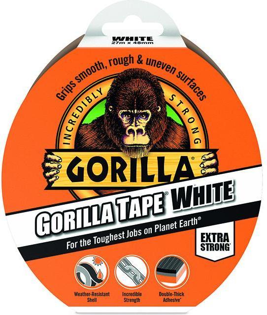 Gorilla Klebeband Weiss 48mm x 27m (48 mm)