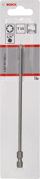 Productafbeelding Bosch Professional Zubehör Torx bit T 15 Accessoires extr (Zeskantbus TX)