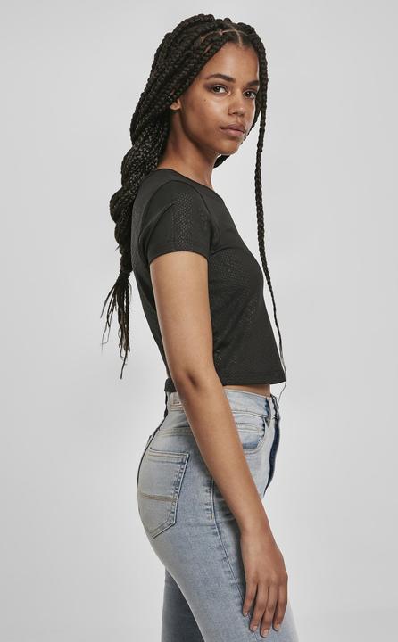 Actual product image Urban Classics Ladies Stretch Pattern Cropped Tee (3XL)