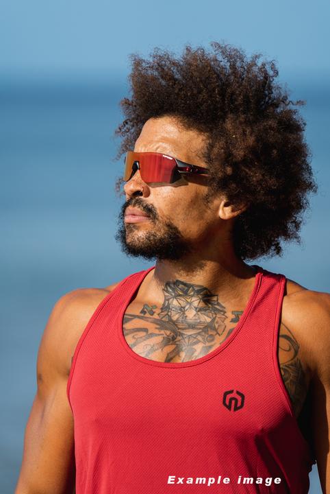 Actual product image MGA Tifosi Tsali Matte Black (3 Mieszkla Smoke, AC red, clear) (new) (Black, Red, Clear, Ac Red, Smoke)