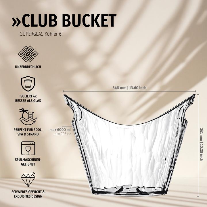 Actual product image Koziol Bottle cooler Club transparent