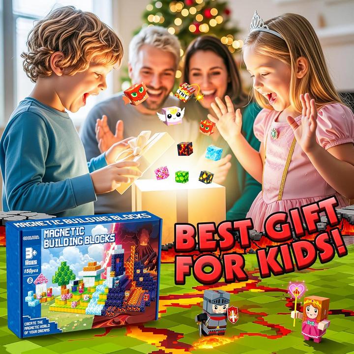 Actual product image Cooljoy Magnetic building blocks