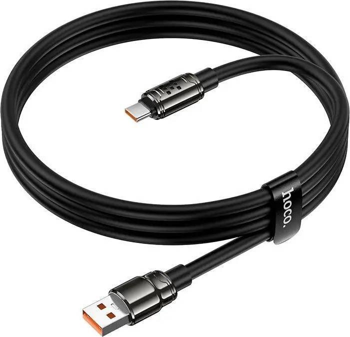 Produktbild Hoco - U143 USB-C Kabel 1.2m fast charging data cable, Schwarz (1.20 m)