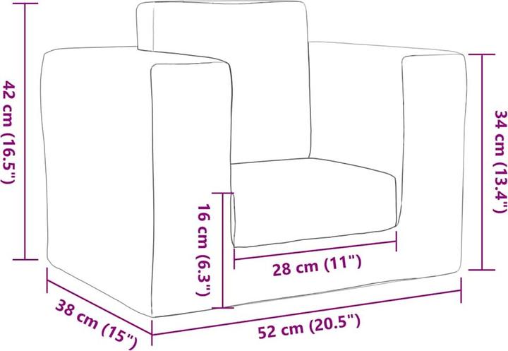 Immagine prodotto vidaXL Kinder Schlafsofa
