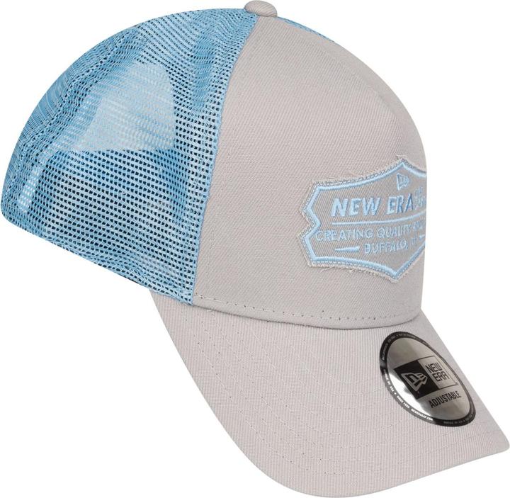 Produktbild New Era Adjustable Trucker Cap - RETRO PATCH grau / sky (One Size)