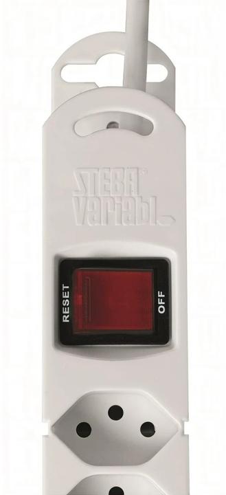 Actual product image Steffen Socket strip VARIABL 6 x T13, Mister T 320°. (6x, Type 13, 3 m)
