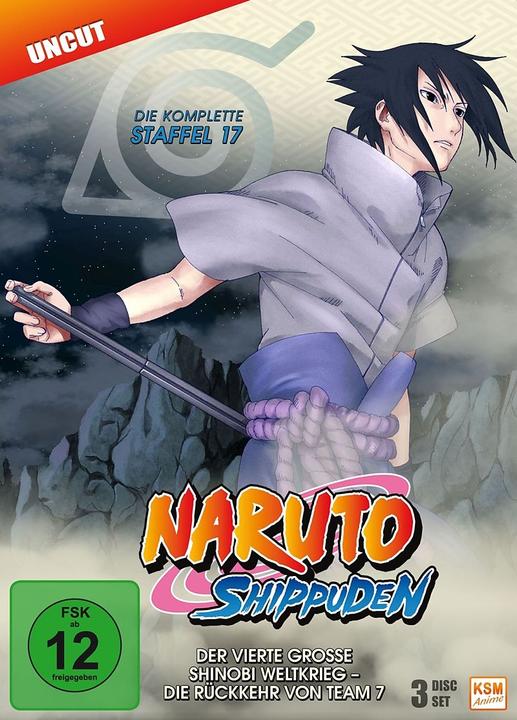 Naruto Shippuden - Staffel 17: Folge 582-592 (DVD, 2017, Deutsch)