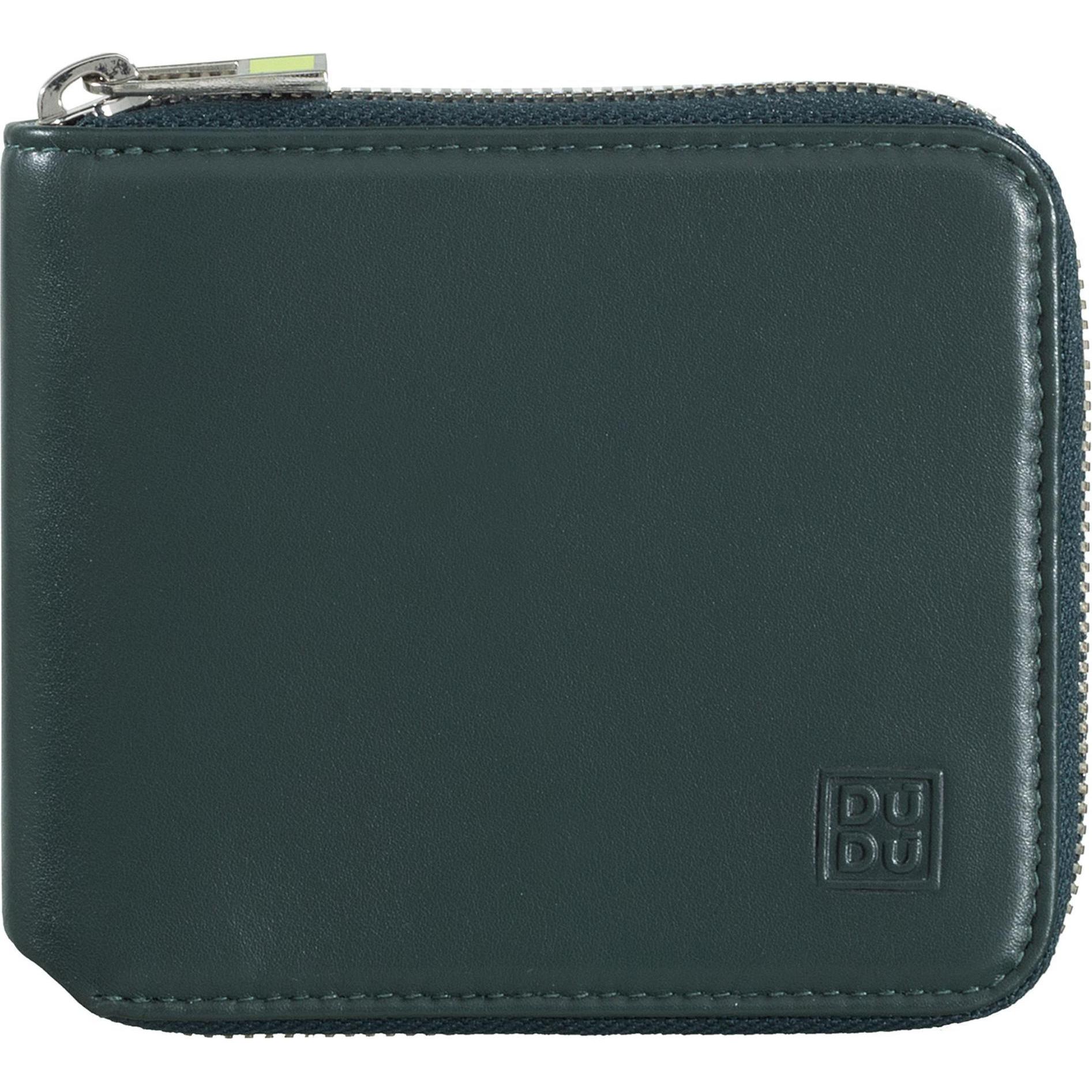 Dudu, Herren, Portemonnaie, Geldbörse Leder 11 cm, Braun