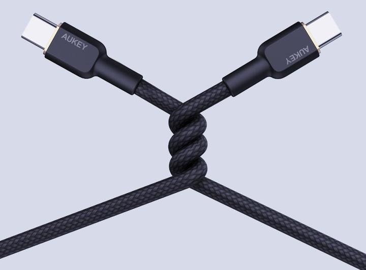 Produktbild Aukey USB-C - USB-C cable, PD 60W, 1 m (1 m, USB 3.2 Gen 1, 60 W)
