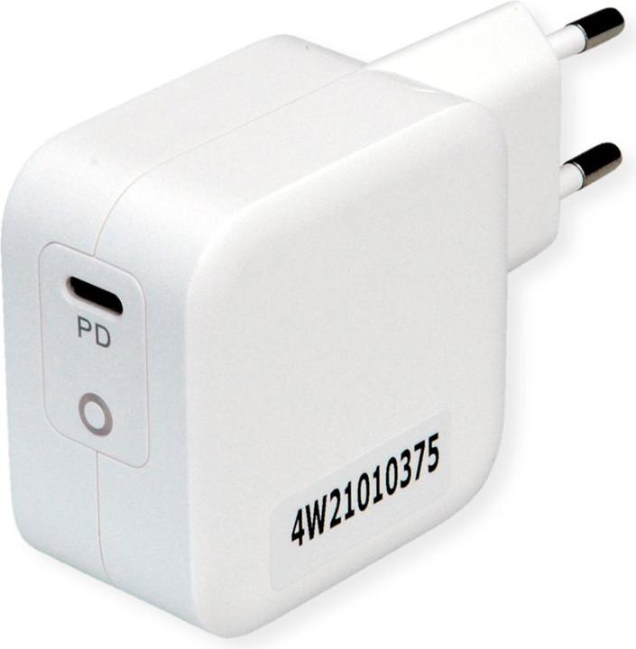 Actual product image Roline USB Charger with Euro plug, 1x USB Type C port, PD, 61W (61 W, 1 portion)