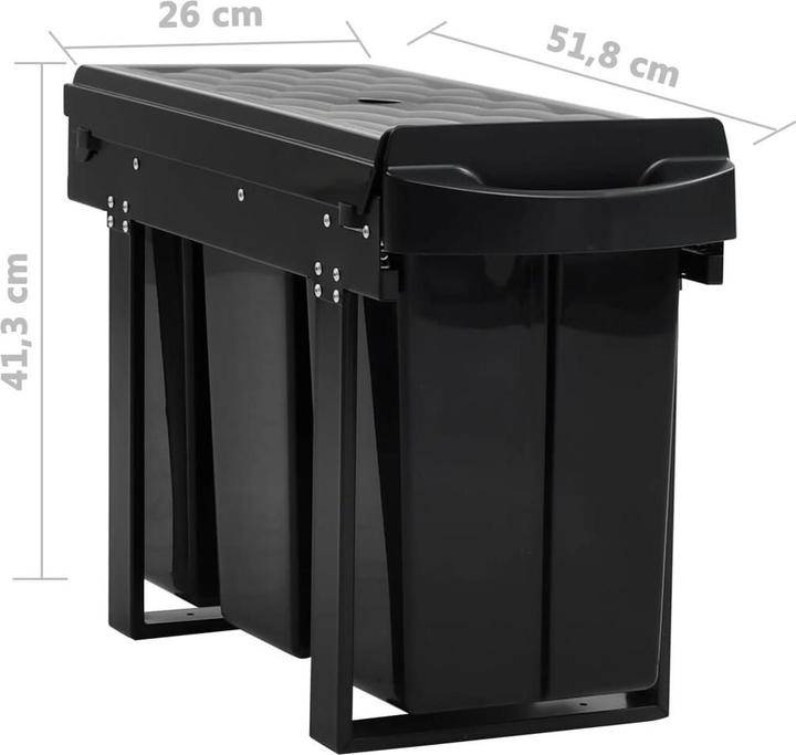 Produktbild vidaXL Mülleimer (36 l)