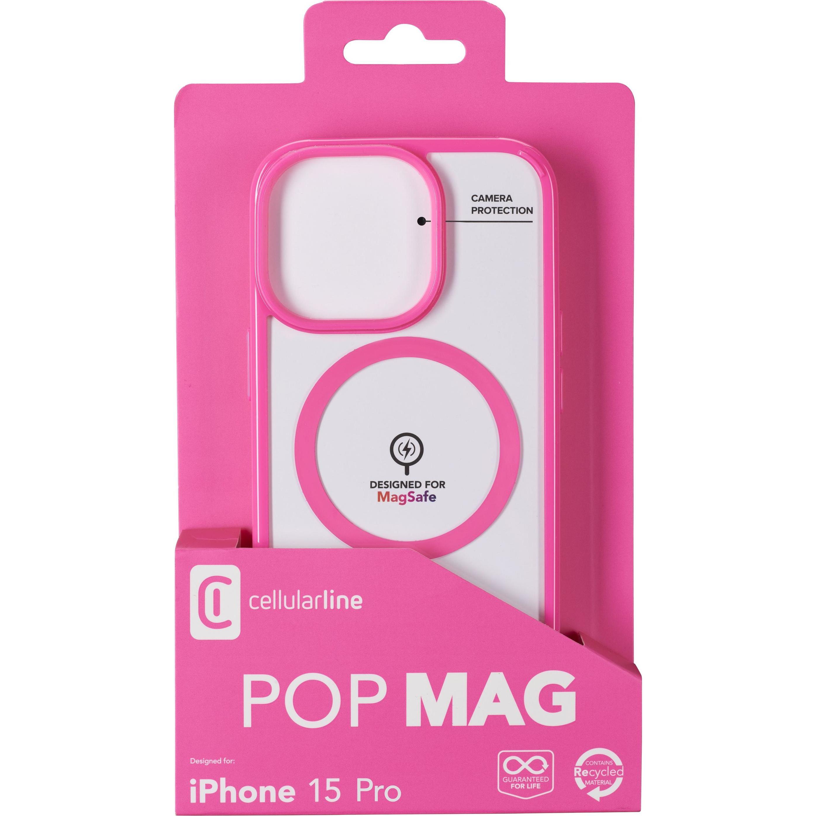 Thumbnail - Cellularline iPhone 15 Pro (Apple iPhone 15 Pro), Smartphone Hülle, Pink