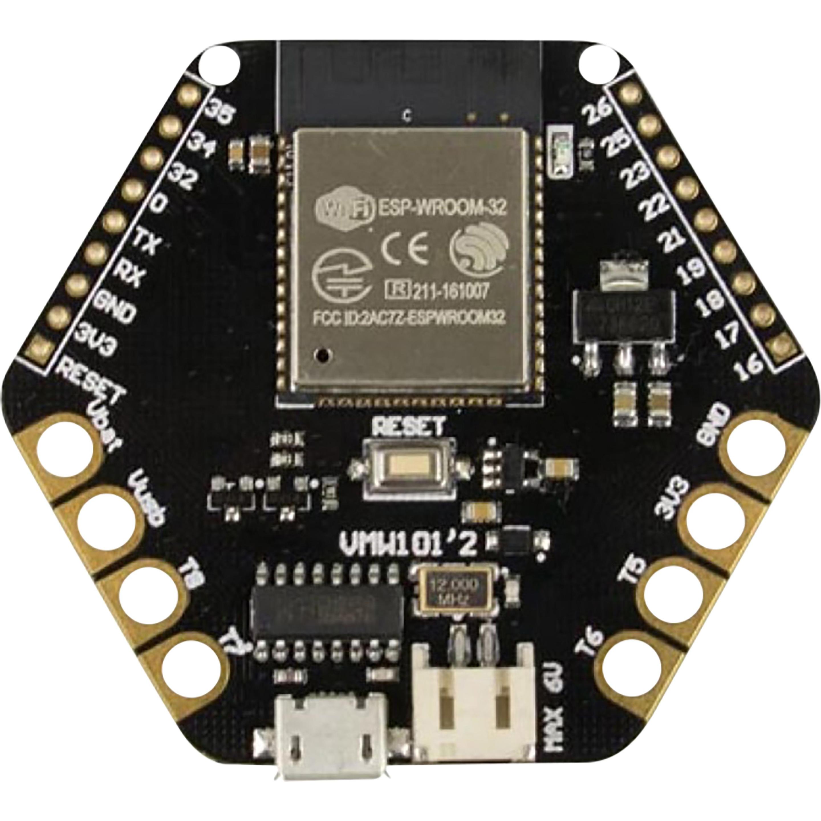 Whadda ESP32 Wearable Development Board (Diverse) (WMW101)