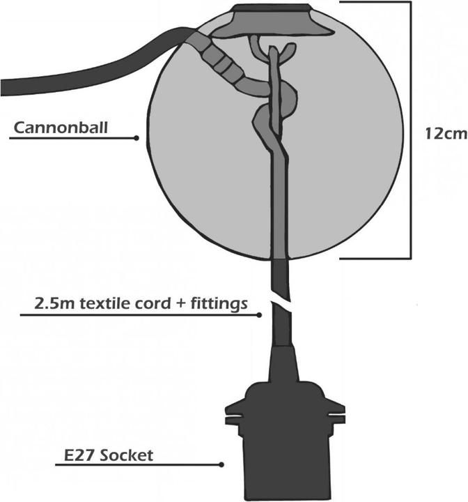 Produktbild Umage Cannonball (E27)
