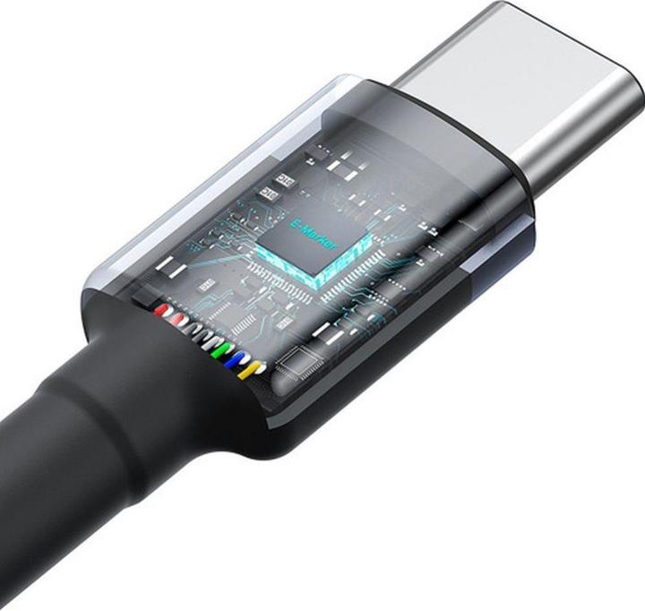 Immagine prodotto Baseus Cafule Cavo USB-C / USB-C 100W 1 m - rosso-nero e nero-grigio (2 pezzi) (1 m, USB 2.0, 100 W)