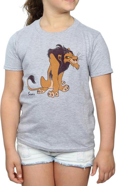 Image du produit Disney - T-shirt THE LION KING CLASSIC SCAR - Fille (140, 146)