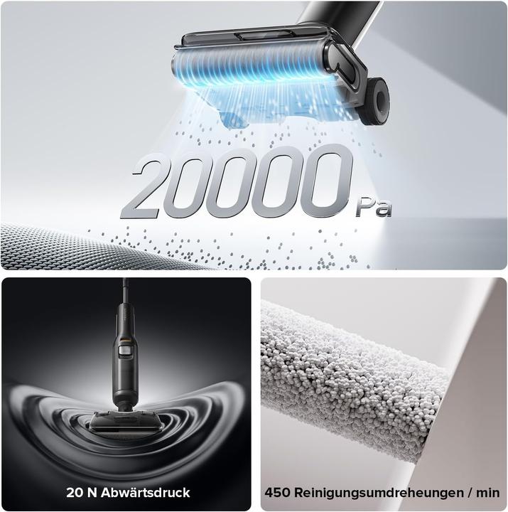 Produktbild Roborock F25 LT Nass Trockensauger,mit KI-unterstützten Rädern,90°C Heisswasser Selbstreinigung,20kPa