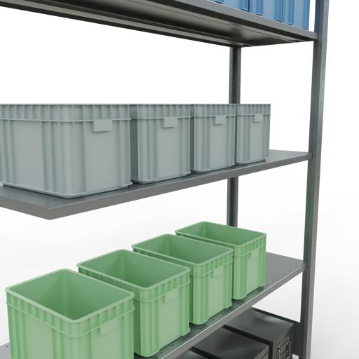 Image du produit Schulte Lagertechnik Système enfichable Élément suivant MULTIplus150 avec traverse de longueur