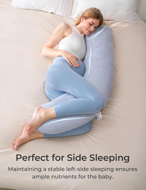 Produktbild Momcozy J Shaped Maternity Body Pillow (137 x 62 cm)