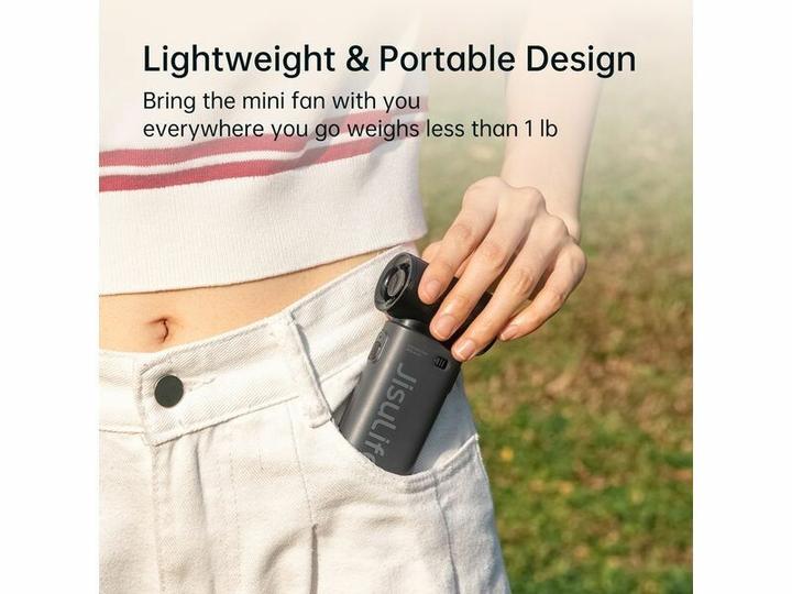 Actual product image Jisulife Handheld Fan Life9 (3600mAh) black (40 dB)