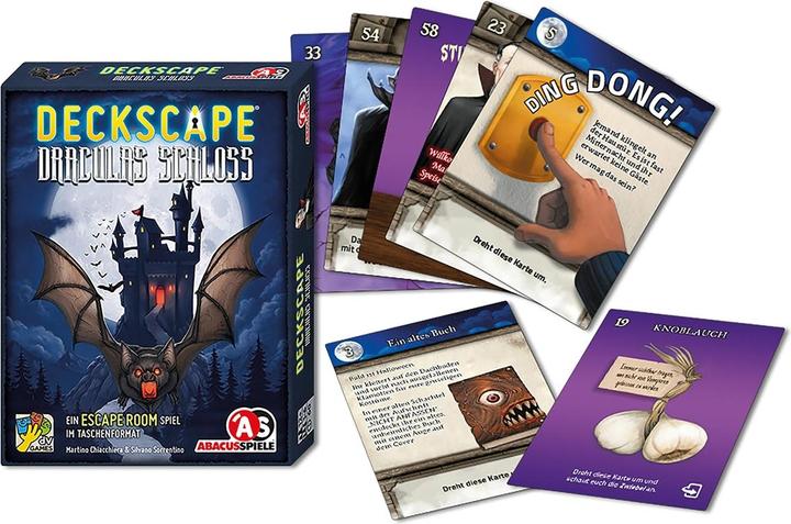Image du produit Abacus Deckscape - Le château de Dracula (Allemand, 1 - 6 Joueur)