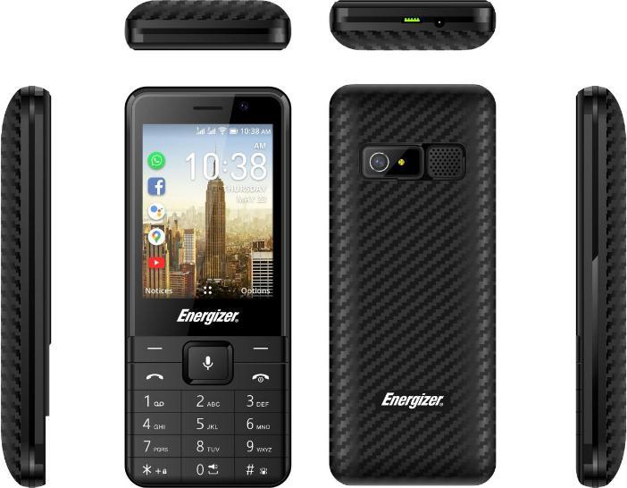 Actual product image Energizer E280S 4G BLACK (Black, 2.80", Dual SIM, 4G)