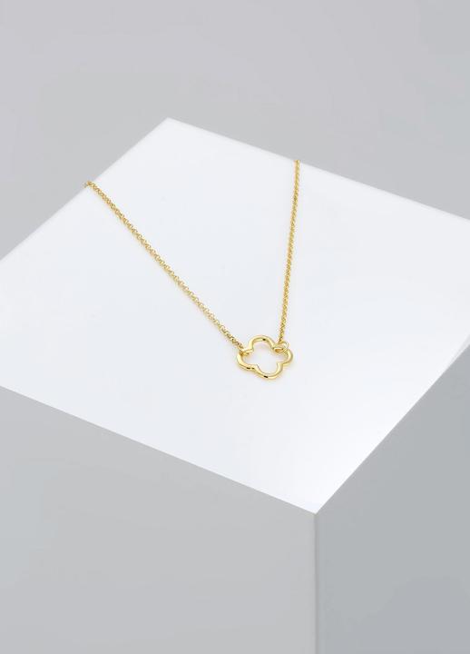 Immagine prodotto Elli mit Kleeblatt-Anhänger Glücksber (Argento, 40 cm)