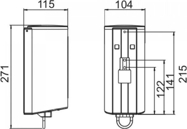 Actual product image Keuco Lotion dispenser Plan 14954010100 chrome-plated