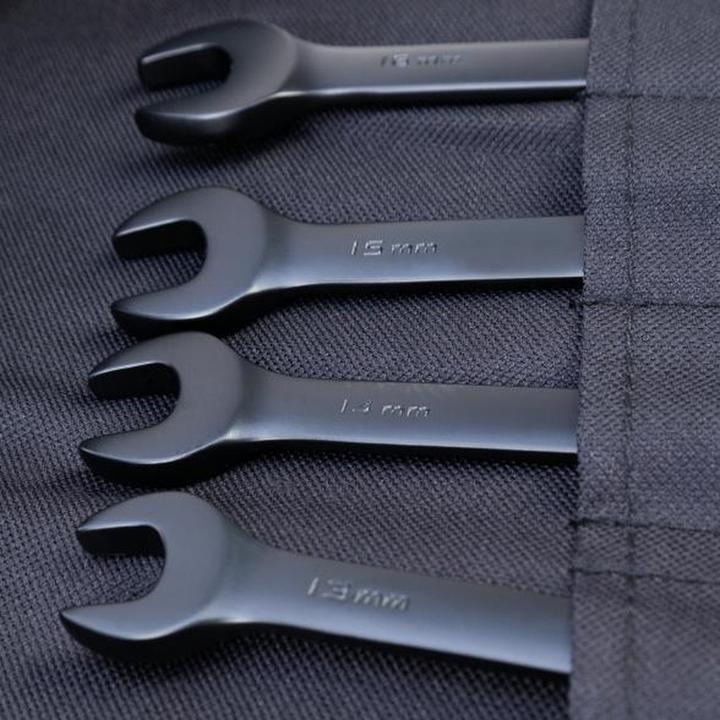 Produktbild Quantool Gabel-Knarren-Ringschlüsselsatz 10-tlg. (19 mm, 12 mm, 14 mm, 16 mm, 10 mm, 18 mm, 17 mm, 15 mm, 8 mm, 13 mm)