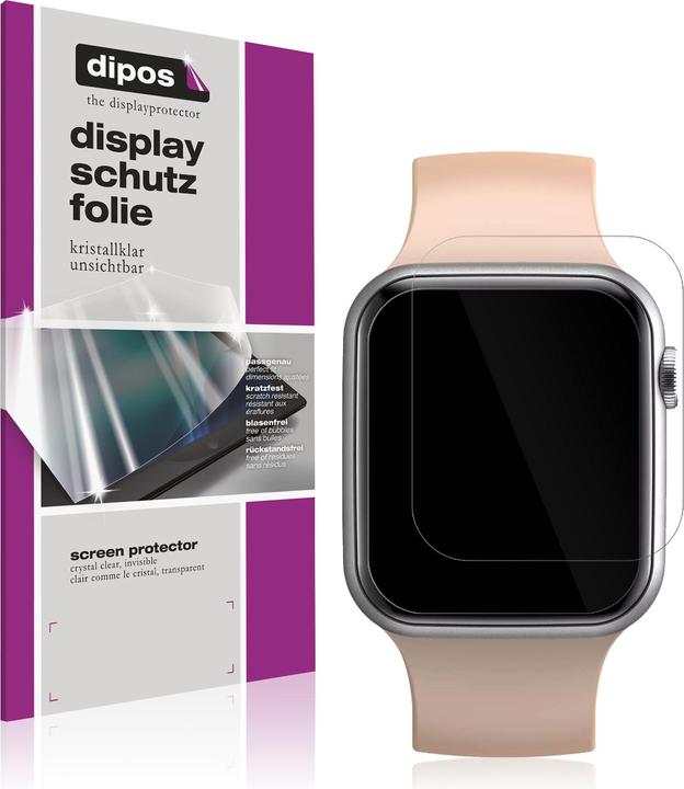 Dipos I 6X – Pellicola Protettiva In Cristallo Per Fitbit Ionic, Taglio Laser, Alta Trasparenza, Made In Germany, Confezione Da 1