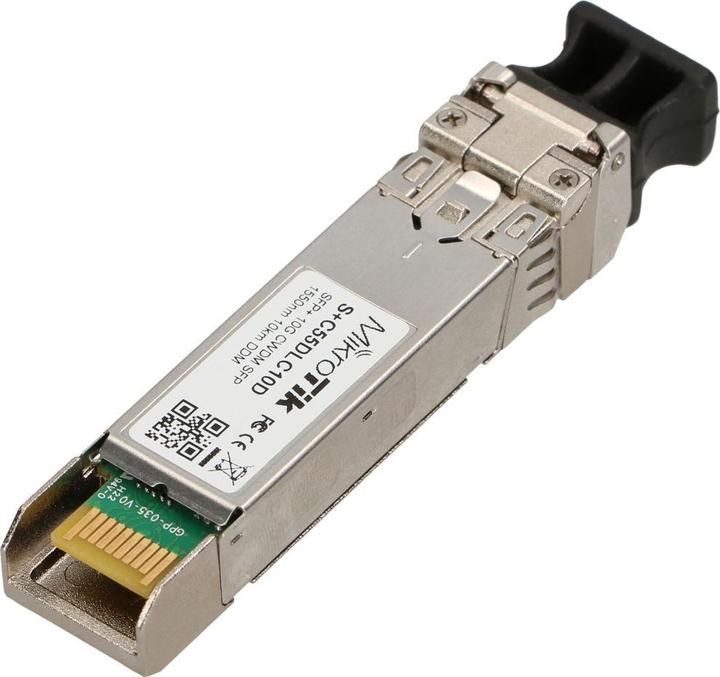 MikroTik S+C55DLC10D | SFP+ Modul | CWDM, 10Gb/s, 1550nm, 2x LC, 10km, DDM, Singlemode