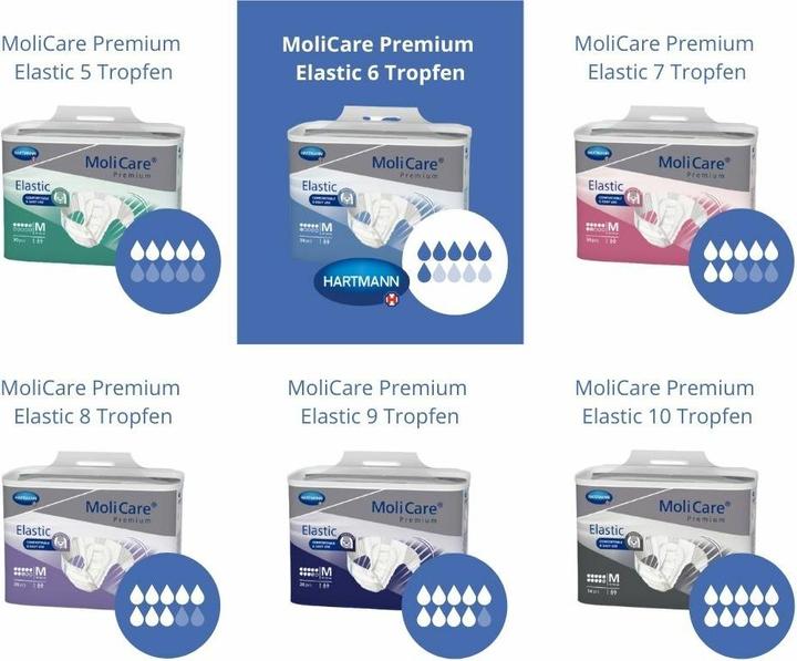 Immagine prodotto MoliCare Elastic 6 M (30 x, M)