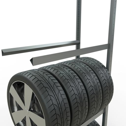 Produktbild Schulte Lagertechnik Räder-Anbauregal MULTIplus151