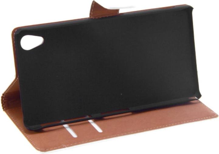 Produktbild NoName Slim Leather Book Case for Sony Xperia Z2 - white (Sony Xperia Z2)