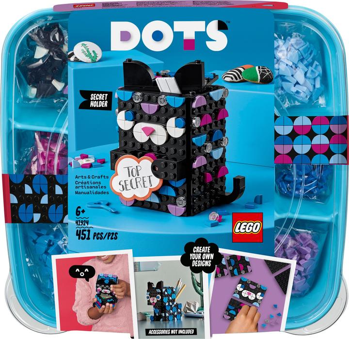 Produktbild LEGO Geheimbox Katze (41924, LEGO Dots)