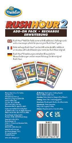 Produktbild Thinkfun Rush Hour 2 Denkspiel-Erweiterungsset (Deutsch, Französisch, Englisch)
