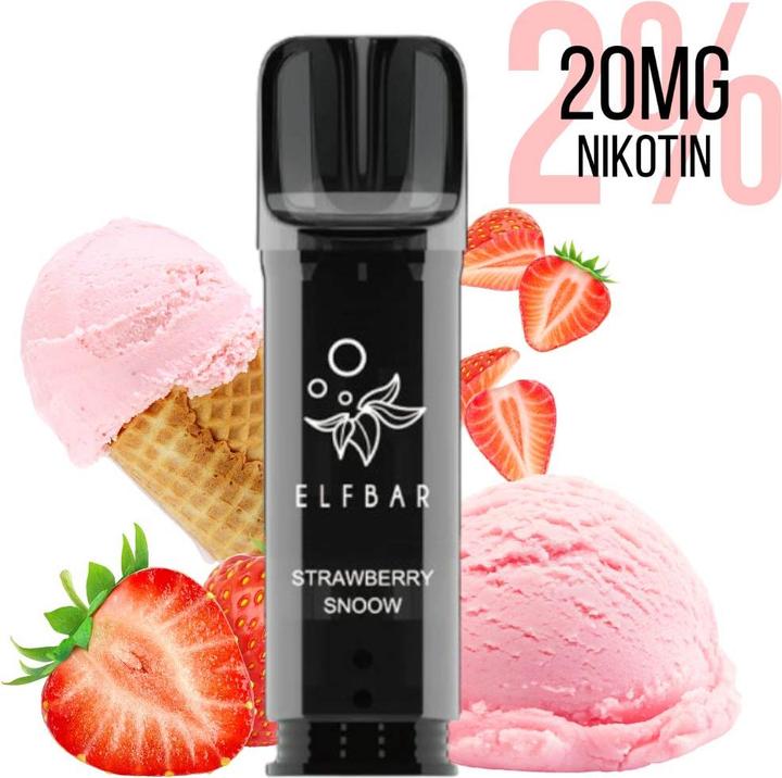 Ice cream, Strawberry