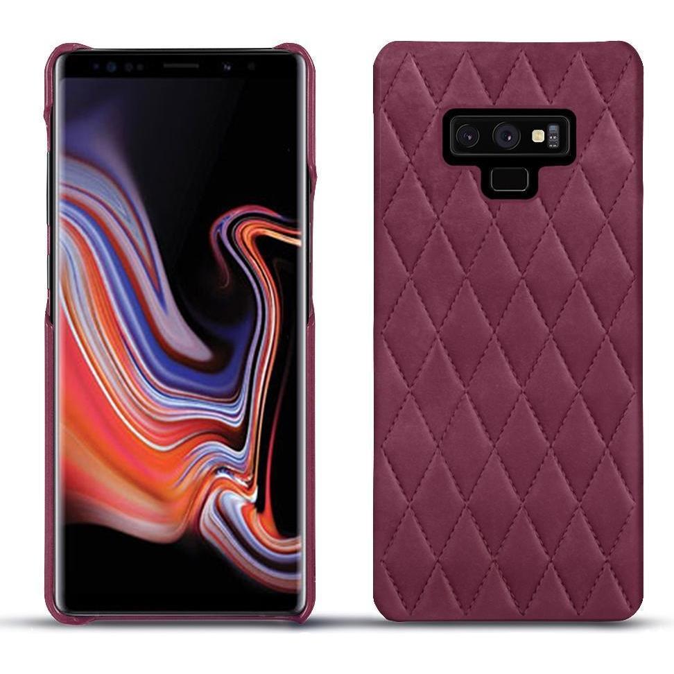 Noreve Lederschutzhülle (Samsung Galaxy Note 9), Smartphone Hülle, Violett