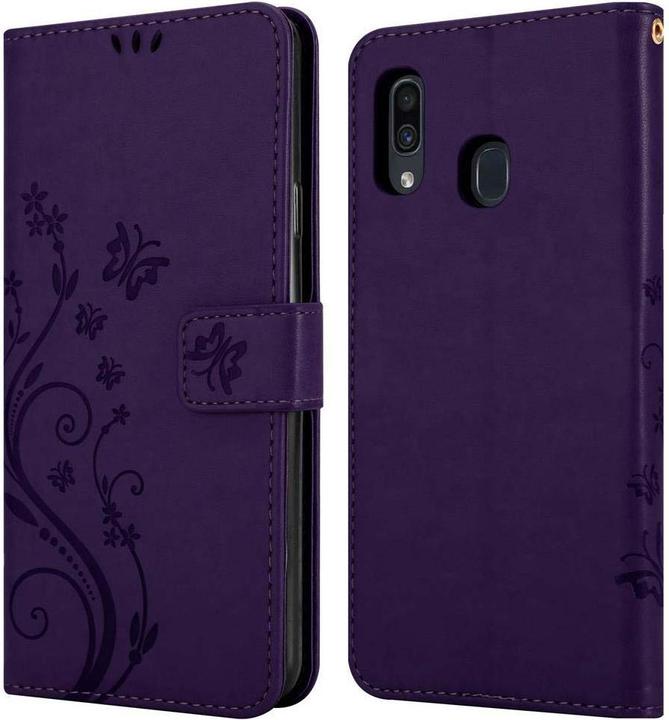Immagine prodotto Cadorabo Copertina del libro di fiori (TCL A30, Samsung Galaxy A20, Samsung Galaxy M10s)
