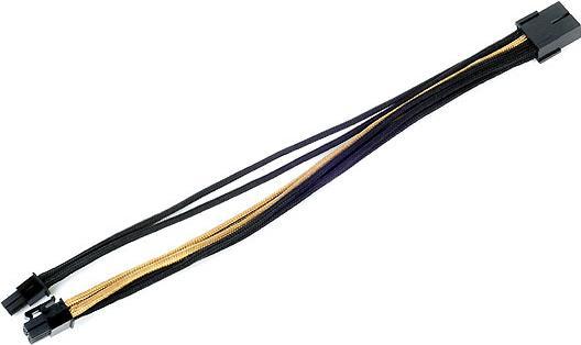 Actual product image Silverstone PCI 8-pin to PCIe 6+2-pin cable