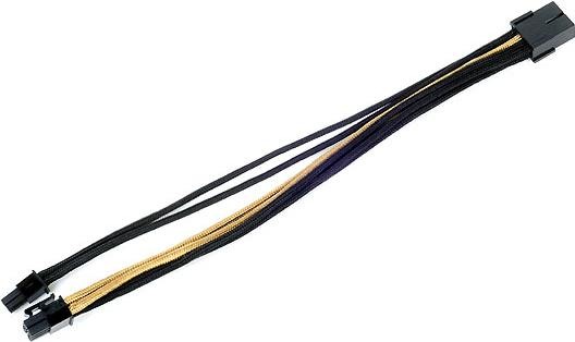 Actual product image Silverstone PCI 8-pin to PCIe 6+2-pin cable