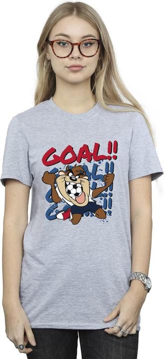 Immagine prodotto Looney Tunes Taz Goal Goal Goal Maglietta Ampia Donna (XXL)