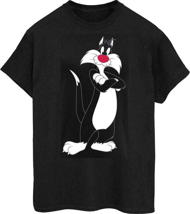 Immagine prodotto Looney Tunes Sylvester Crossed Arms Maglietta Ampia Donna (XL)