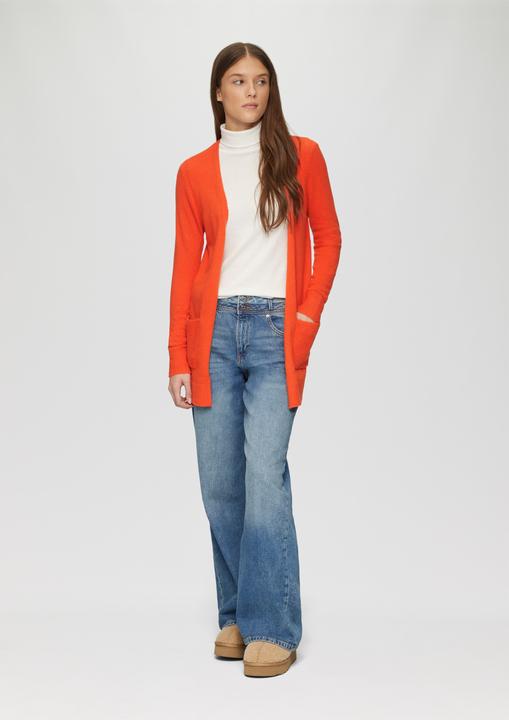 Produktbild S.Oliver Strickjacke Lange Strickjacke mit Rippbündchen (42)