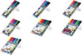 Image du produit Staedtler Stylo universel Lumocolor permanent Set (Noir, 0.60 mm, 4 x)
