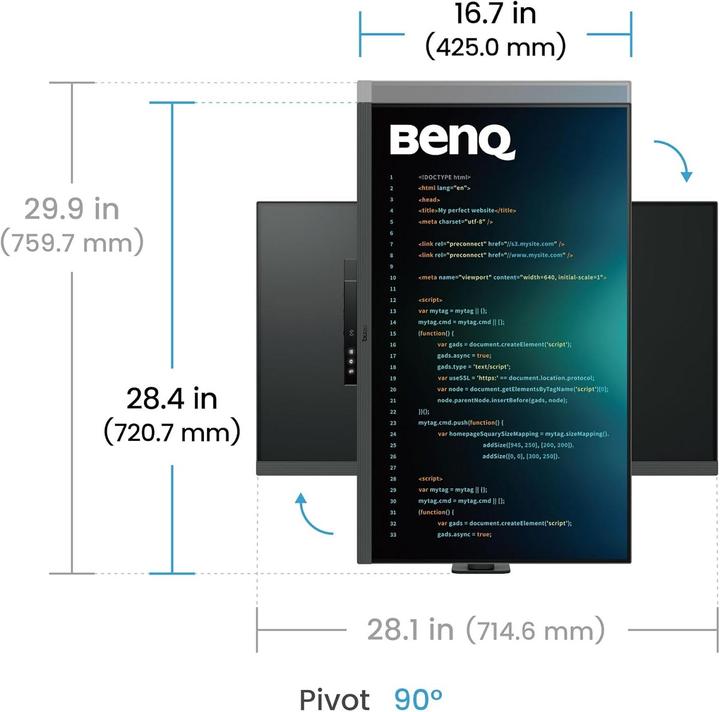 Actual product image BenQ RD320UA (3840 x 2160 Pixels, 31.50")